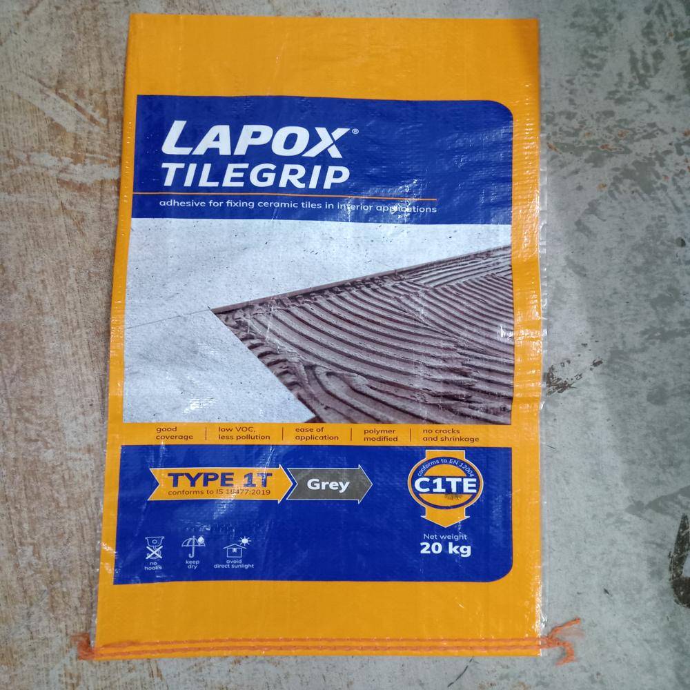 20 Kg Bopp Tile Adhesive Bag
