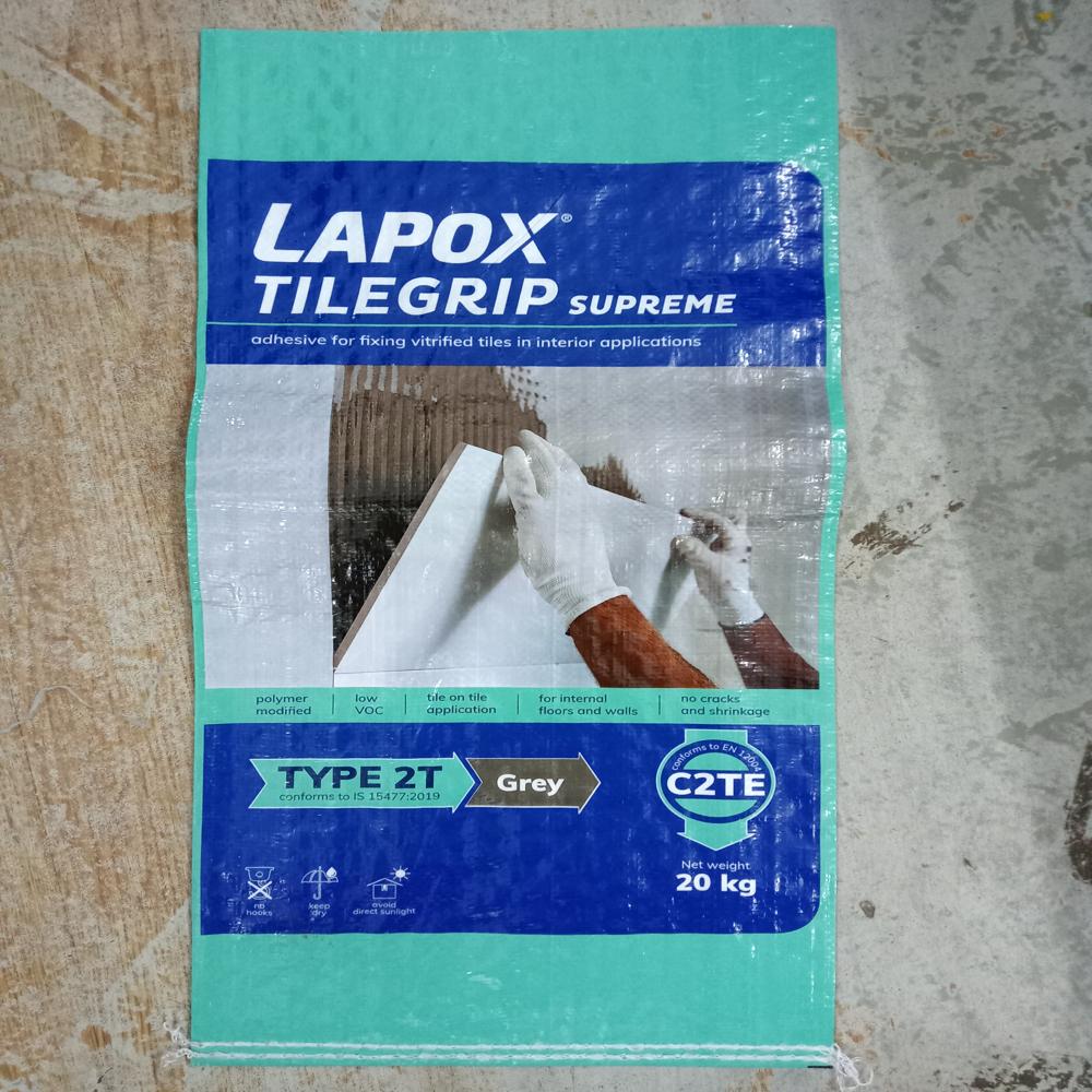 20 Kg Bopp Tile Adhesive Bag