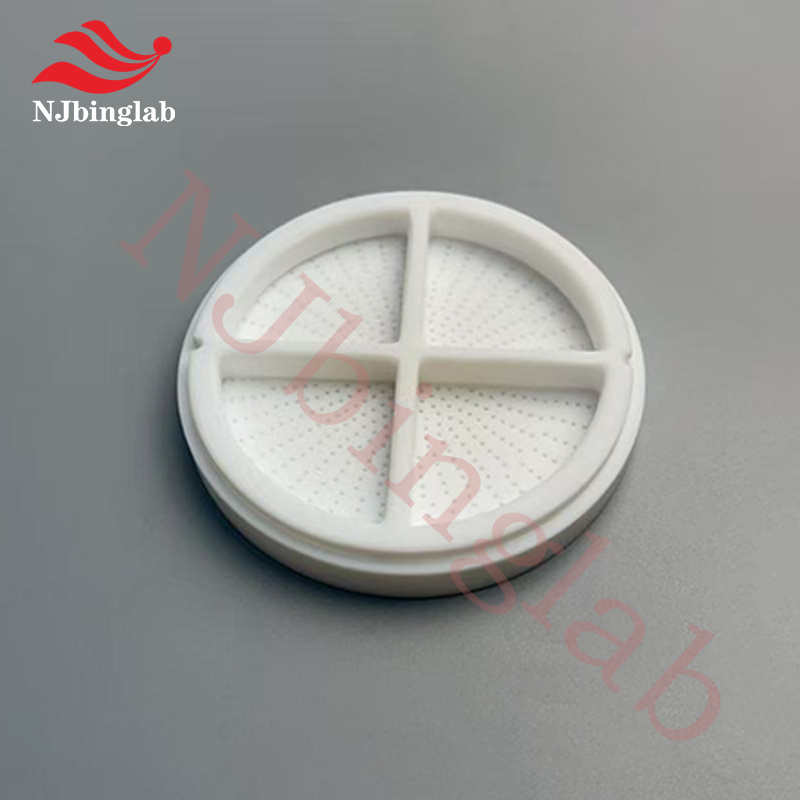 PTFE Filter Holder Set with Locking Groove for Secure Membrane Fixing