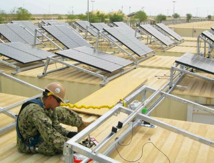 Solar Power Plant Installation Services For Military Bases