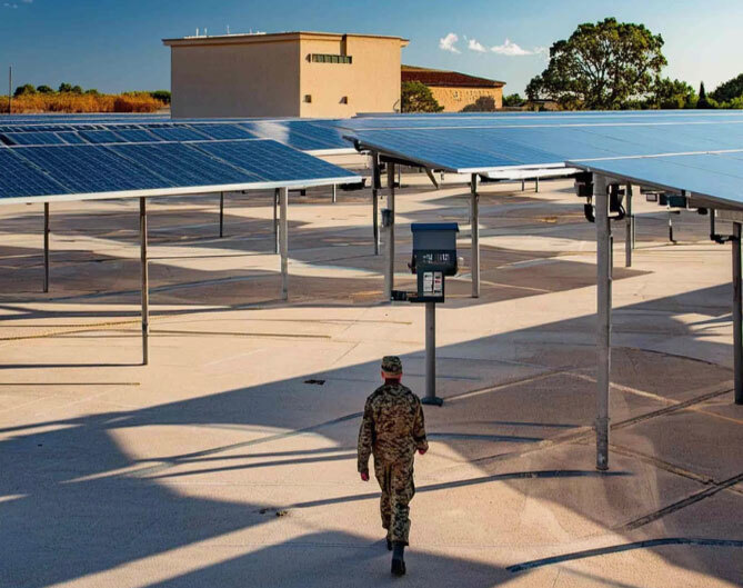 Solar Power Plant Installation Services For Military Bases