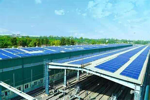 Solar Power Plant Installation Services For Railway Stations