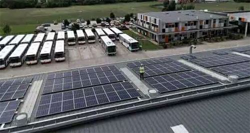 Solar Power Plant Installation Services For Bus Terminals