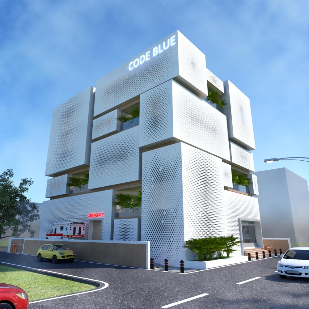Commercial Building Design - Concrete, Glass & Steel Modular, Energy Efficient, Earthquake Resistant, Fire Safety Compliant, Mep Integrated