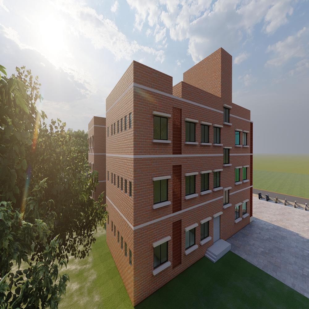 Commercial Building Design - Concrete, Glass & Steel Modular, Energy Efficient, Earthquake Resistant, Fire Safety Compliant, Mep Integrated
