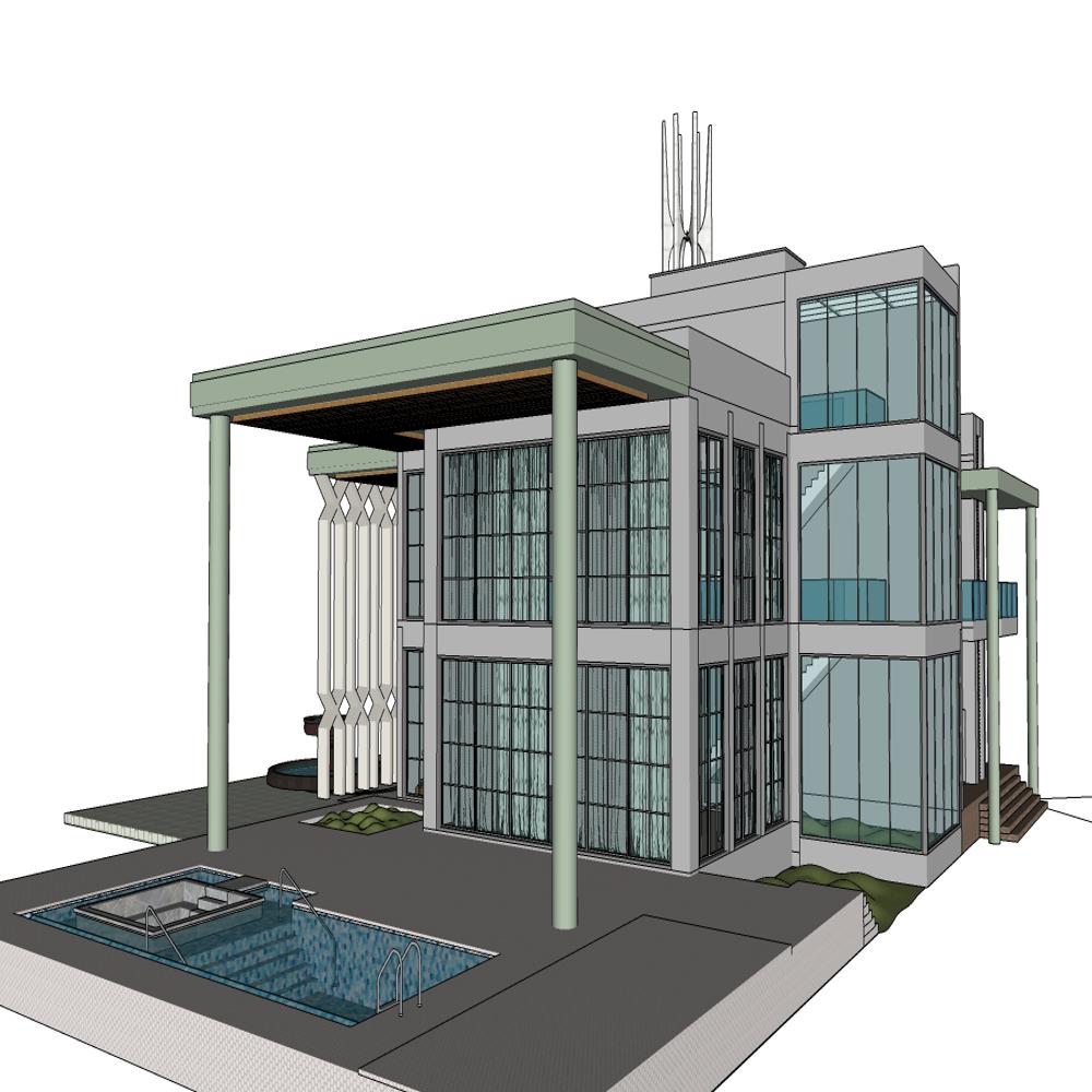 Commercial Building Design - Concrete, Glass & Steel Modular, Energy Efficient, Earthquake Resistant, Fire Safety Compliant, Mep Integrated