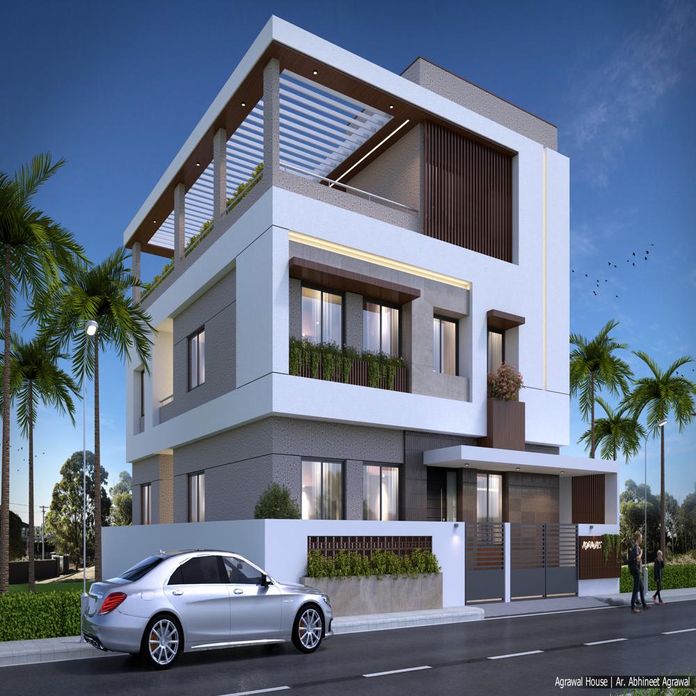 Commercial Building Design - Concrete, Glass & Steel Modular, Energy Efficient, Earthquake Resistant, Fire Safety Compliant, Mep Integrated