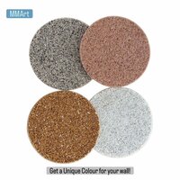 Wall Plaster Stone Grit Paint / Wall Textur Paint / Grit Wash Wall Clading - Color: Yellow