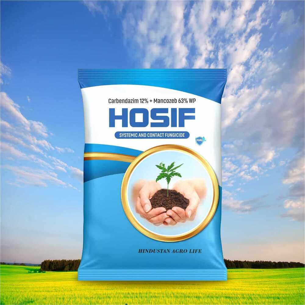 Hosif Carbendazim 12% Mancozeb 63% WP Fungicide