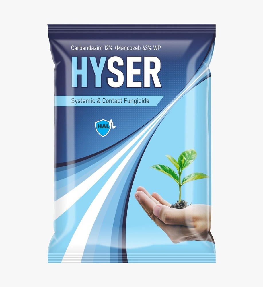 Hyser Carbendazim 12% Mancozeb 63% WP Fungicide