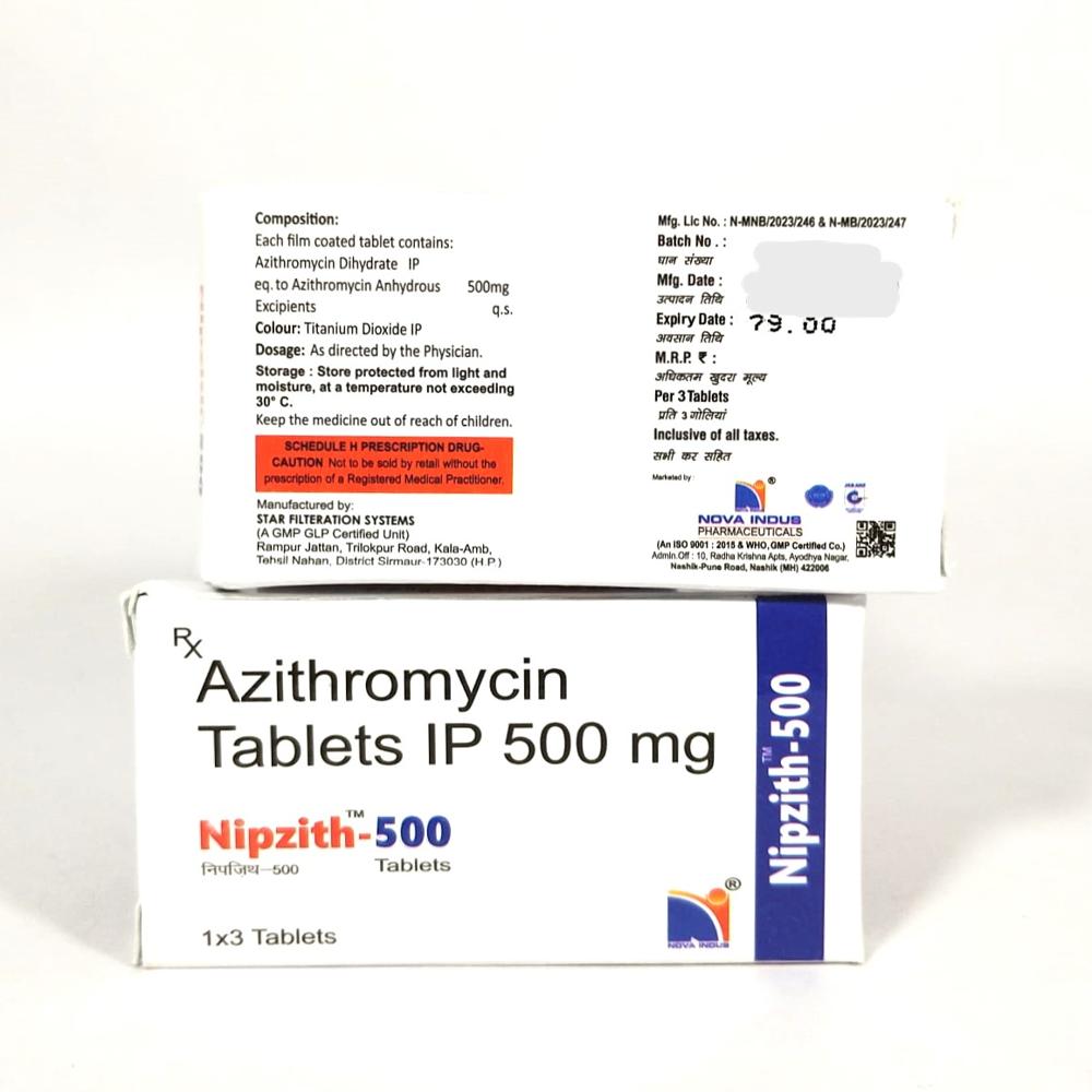 Nipzith-500 Tablets - Brand Name: Nova Indus
