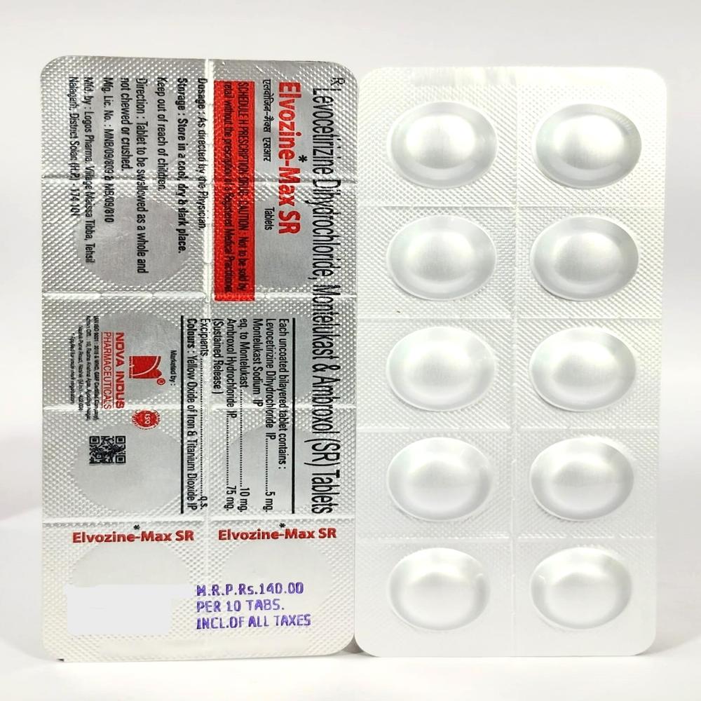 Elvozine-max Sr Tablets - Drug Type: General Medicines