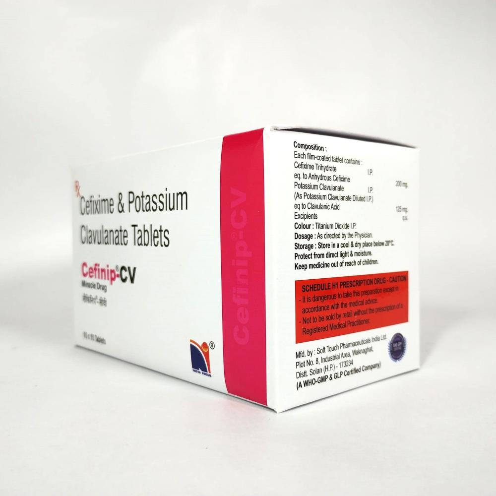 Cefinip-cv Tablets - Drug Type: General Medicines