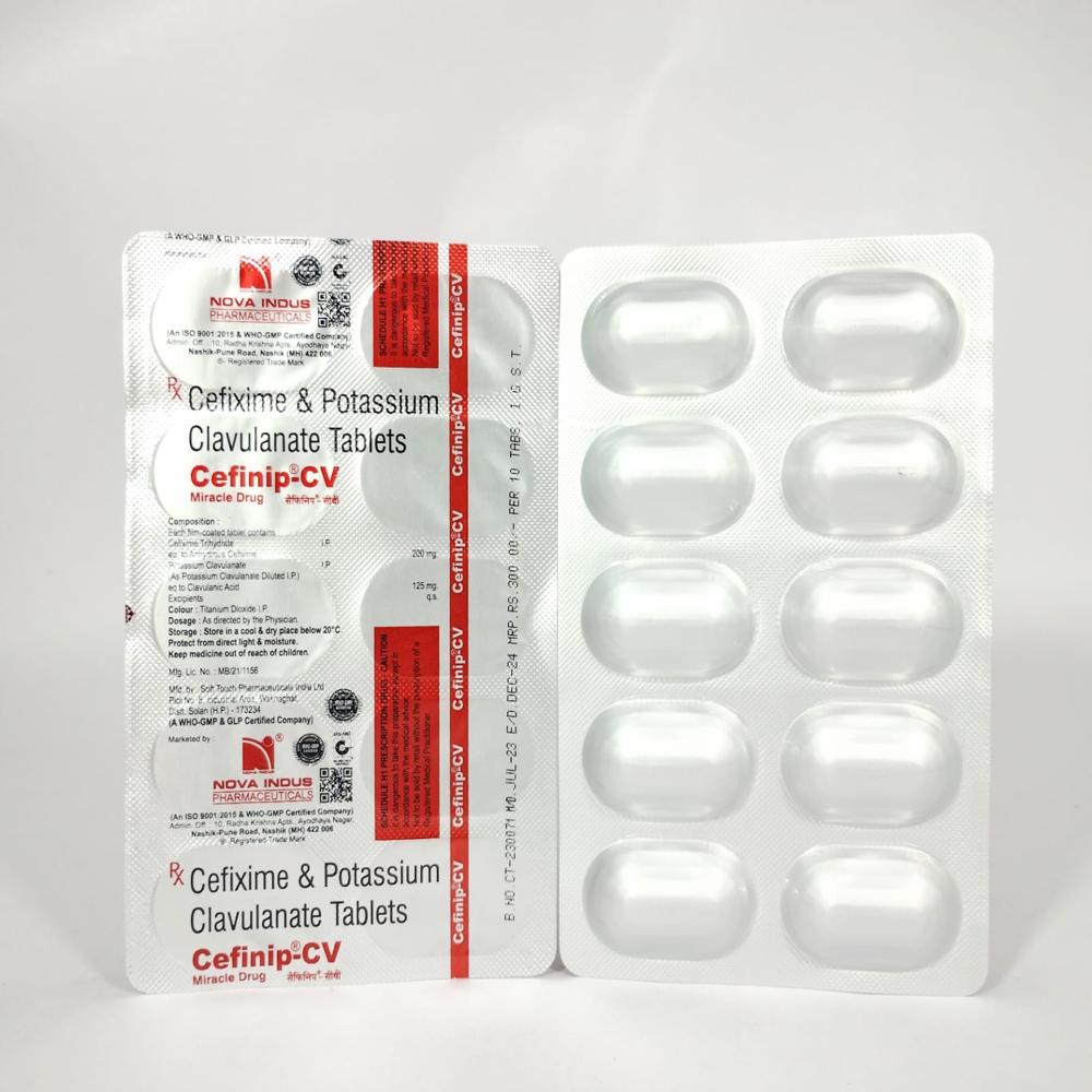 Cefinip-cv Tablets - Drug Type: General Medicines