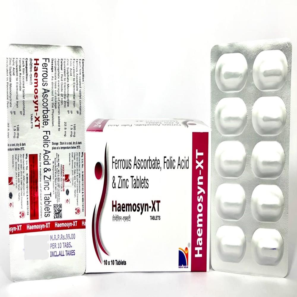 Haemosyn-xt Tablets - Drug Type: General Medicines