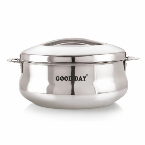 Mirror Finish Stainless Steel Casserole Hot Pot with Lid