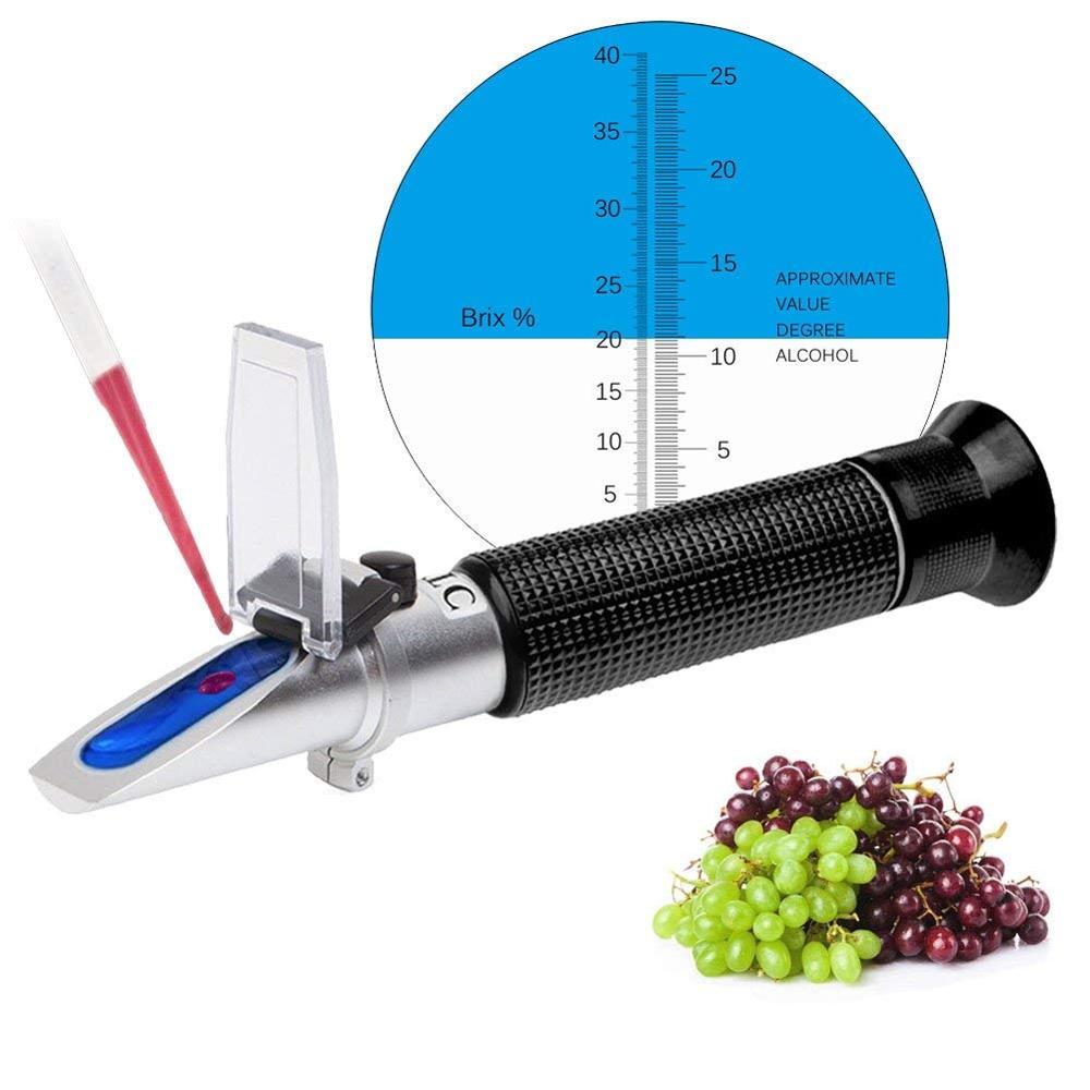 Dual Scale Refractometer For Winemakers Grape