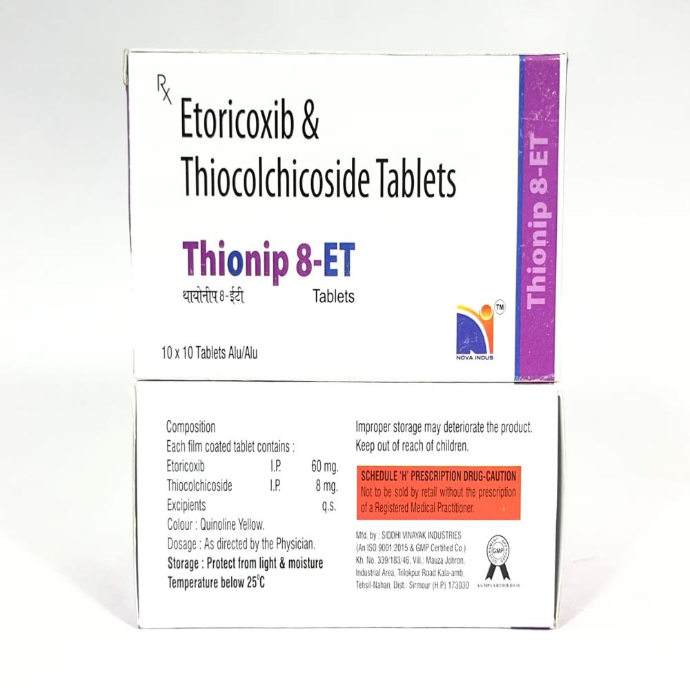 Thionip 8-et Tablets - Drug Type: General Medicines