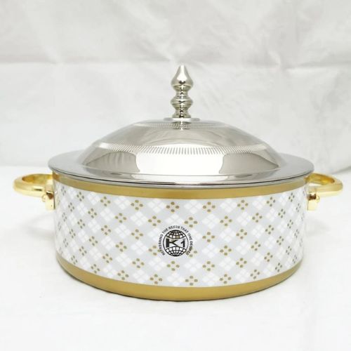 Premium Finish Stainless Steel Casserole Hot Pot Serving Bowl