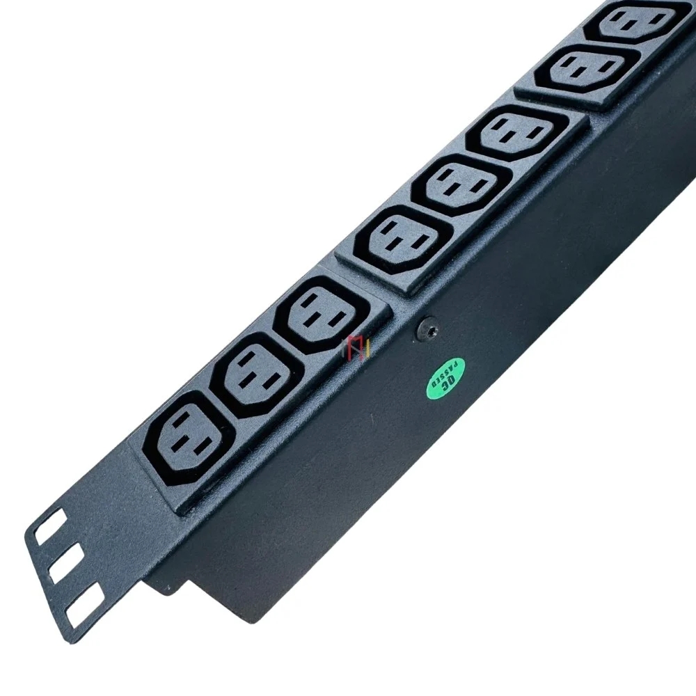 C19 1 & C13 9 Socket Power Distribution Unit (PDU) With Display Meter