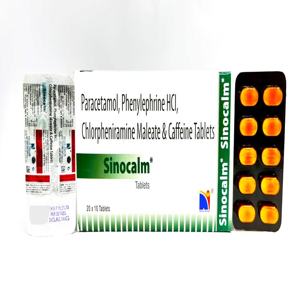 Sinocalm Tablets - Drug Type: General Medicines