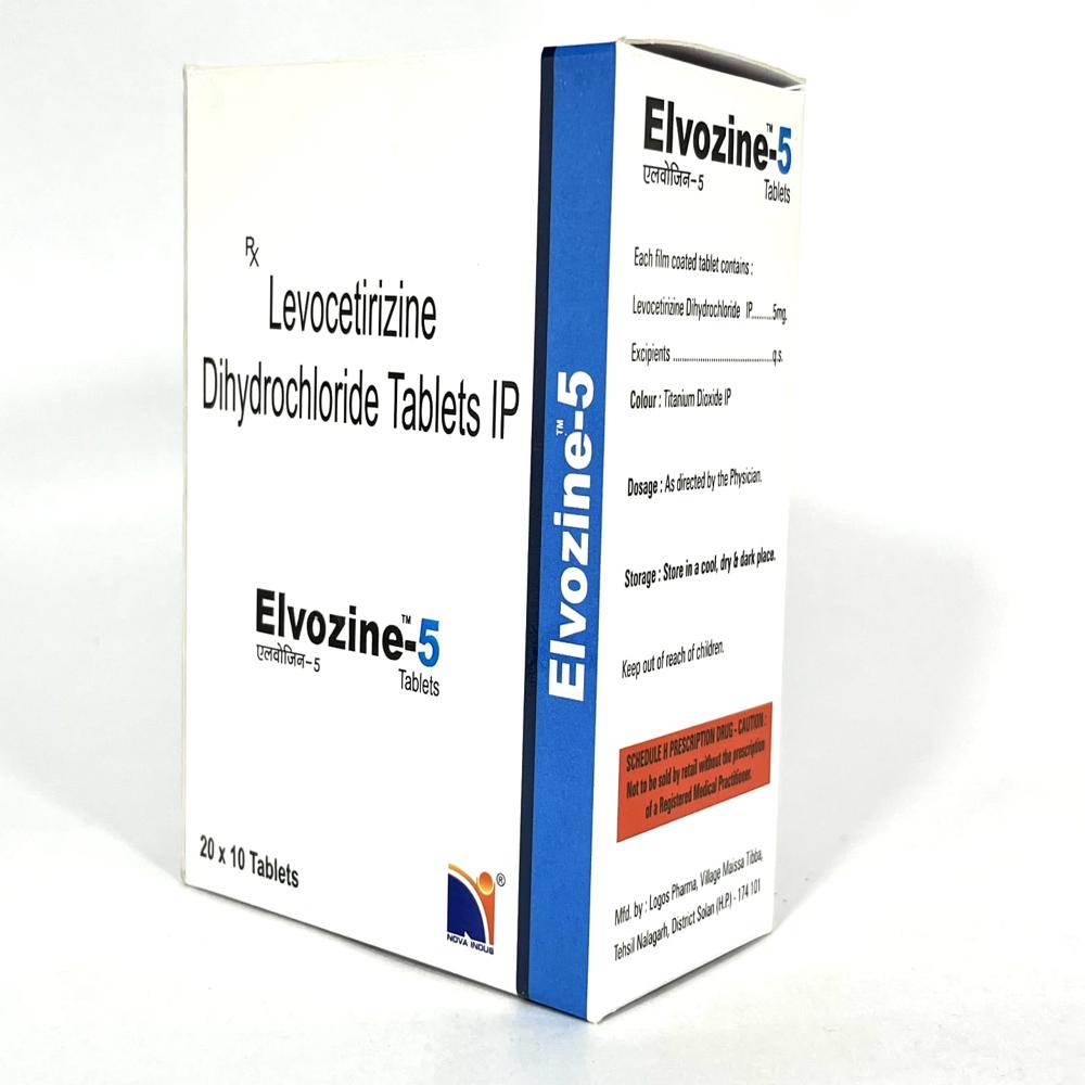 Elvozine-5 Tablets - Storage Instructions: Dry Place