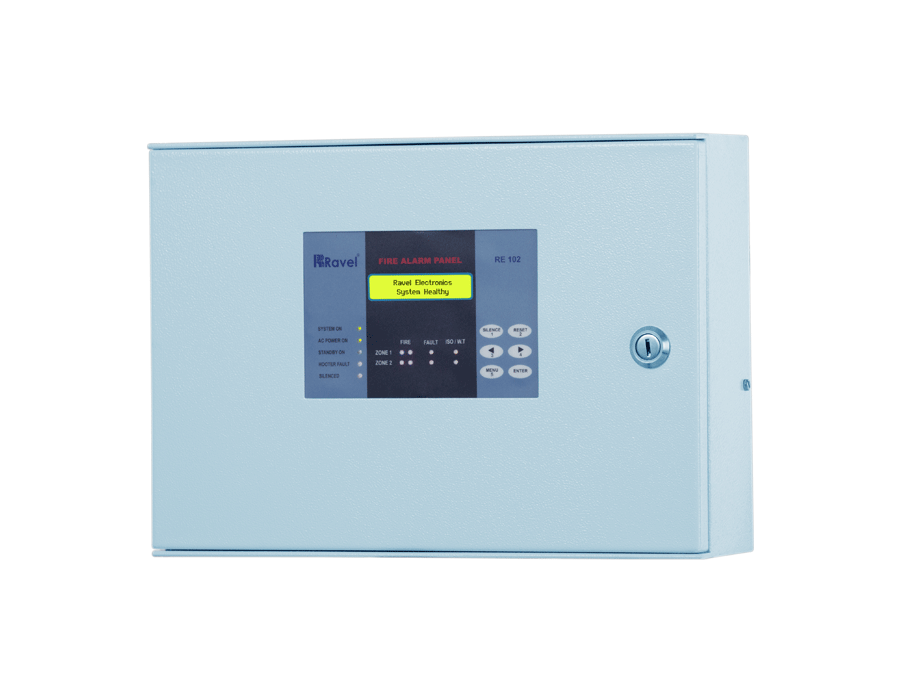 Fire Control Panel - Color: White