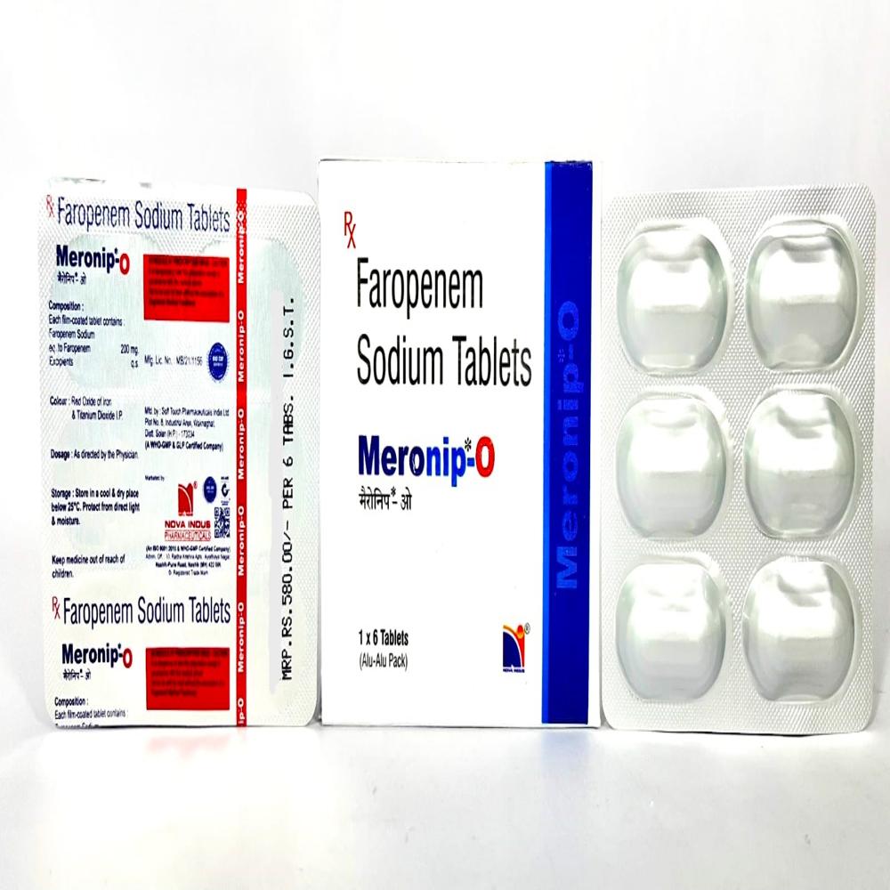 Meronip-o Tablets - Drug Type: General Medicines
