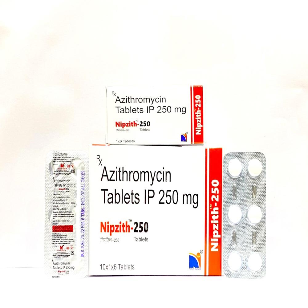Nipzith-250 Tablets - Drug Type: General Medicines