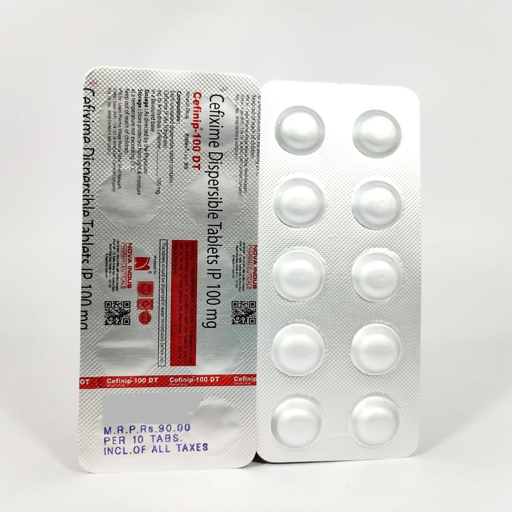 Cefinip 100dt Tablets - Drug Type: General Medicines