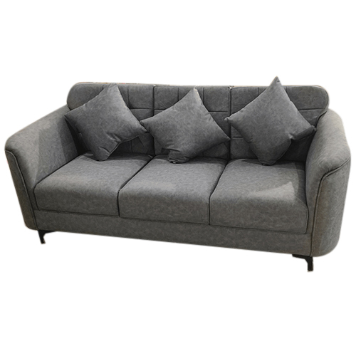 3 Seater Imported Fabric Sofa - Color: Grey