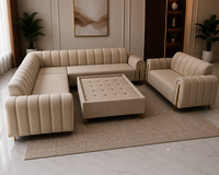 8 Seater Imported Fabric Customized Bubble Sofa - Dimensions: Approx. 370 Cm (l) X 140 Cm (w) X 80 Cm (h)