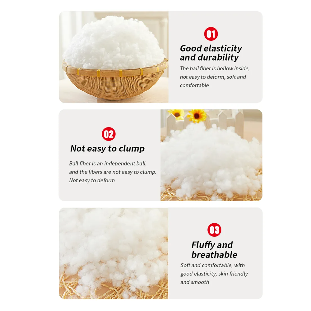 Bead Pearl Cotton Wool Fibre Opening Machine Polyester Ball Fiber Making Machine for Pillow