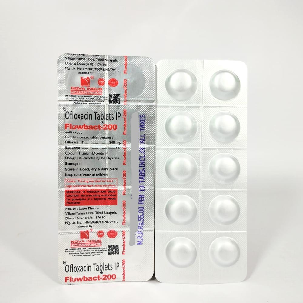Flowbact-200 Tablets - Storage Instructions: Dry Place