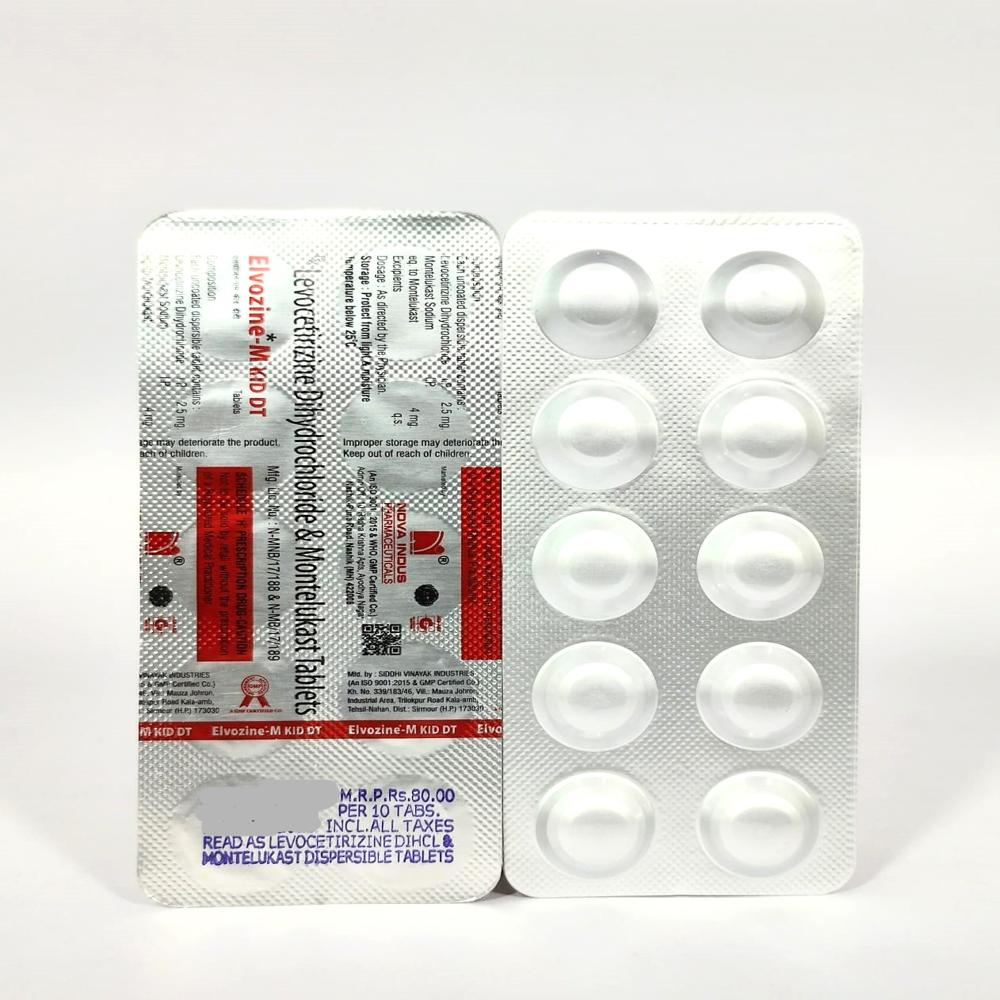 Elvozine-M KID DT Tablets