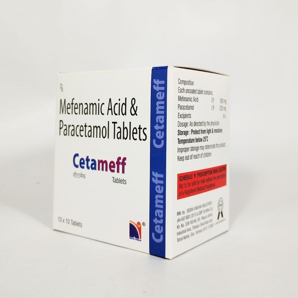 Cetameff Tablet - Drug Type: General Medicines