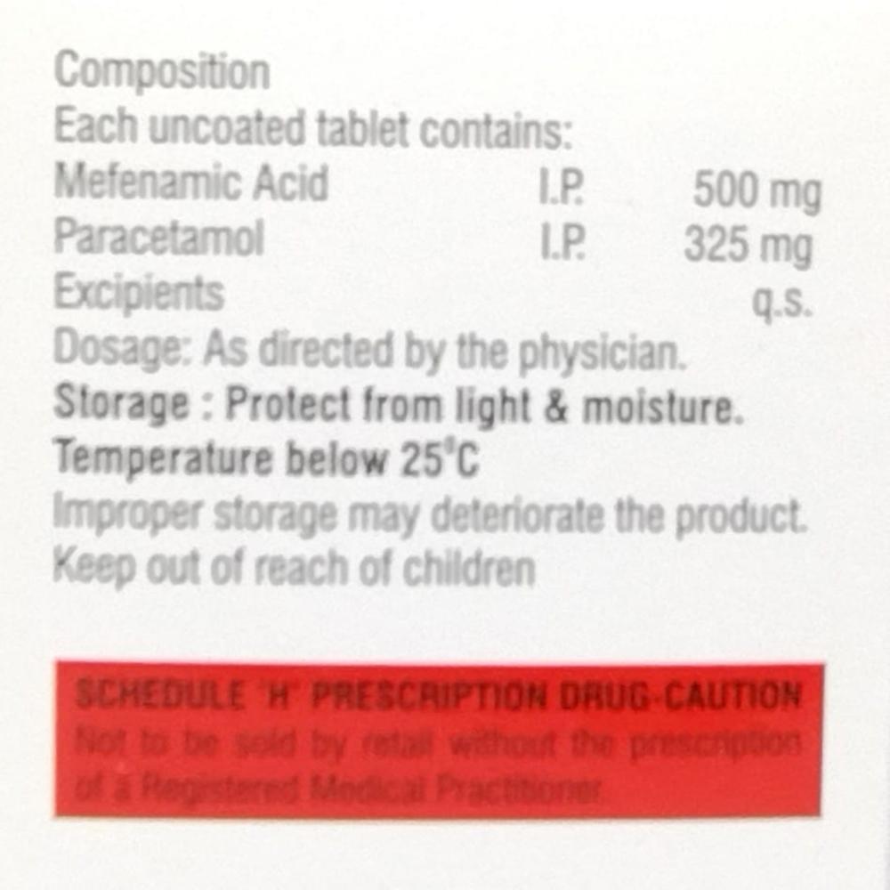Cetameff Tablet - Drug Type: General Medicines