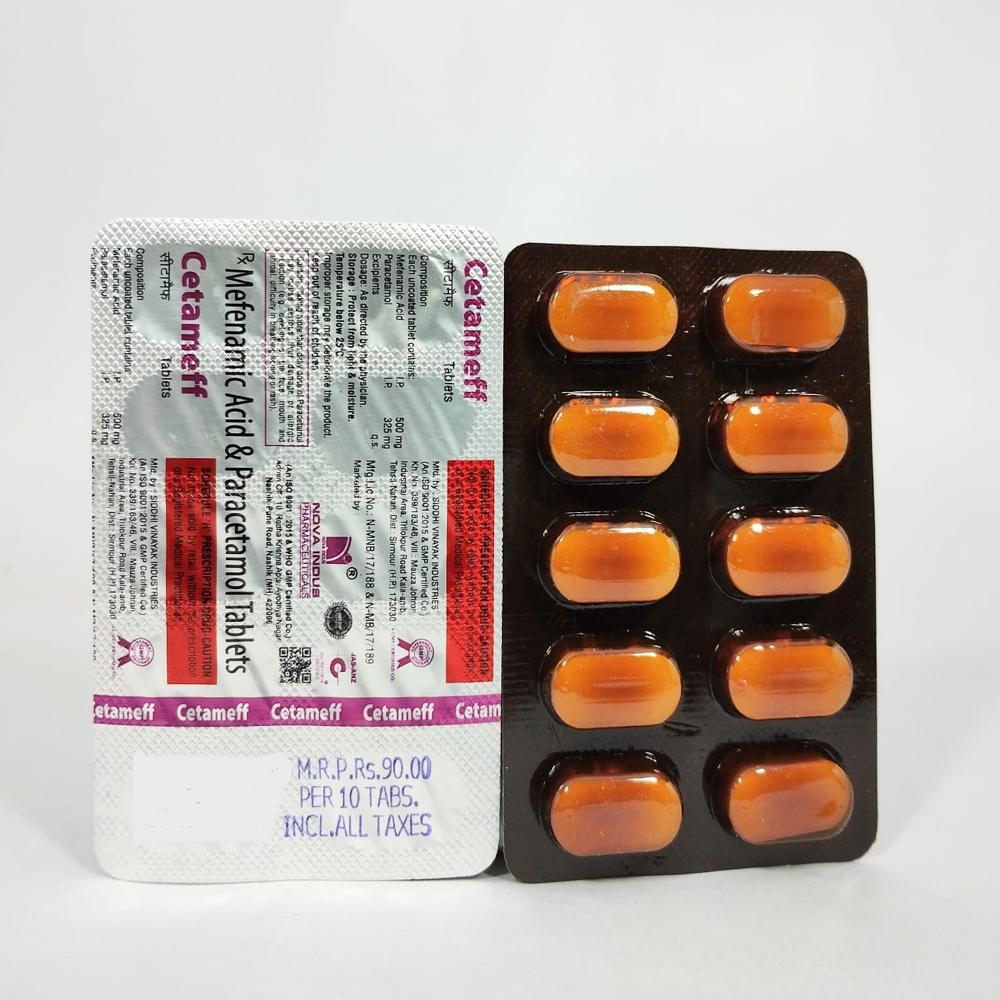 Cetameff Tablet - Drug Type: General Medicines