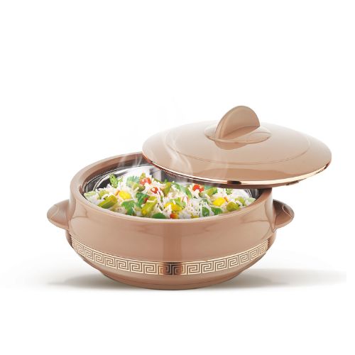 Stainless Steel Hot Pot Casserole Keeps Food Fresh And Warm - Capacity: 1500 Milliliter (ml)