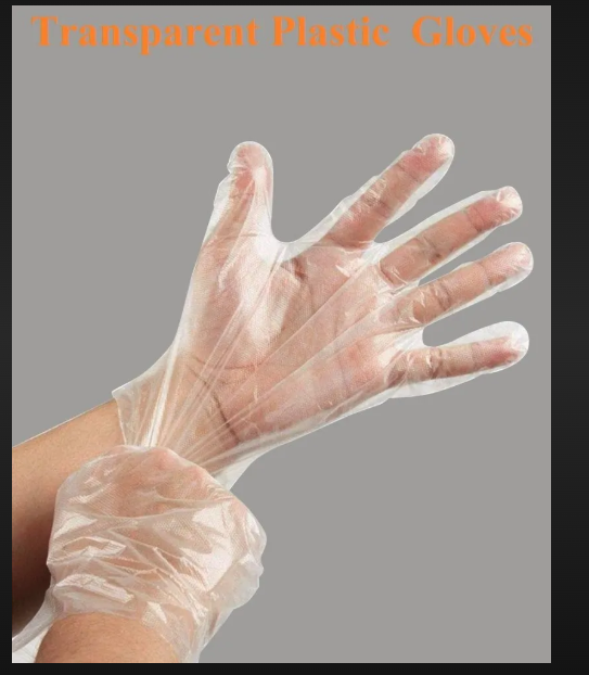 Plastic Gloves Box Packing - Hdpe/ldpe Material, Free Size, Transparent, 200 Pcs Per Box | Lightweight, Non-toxic, Single-use For Hygiene Applications