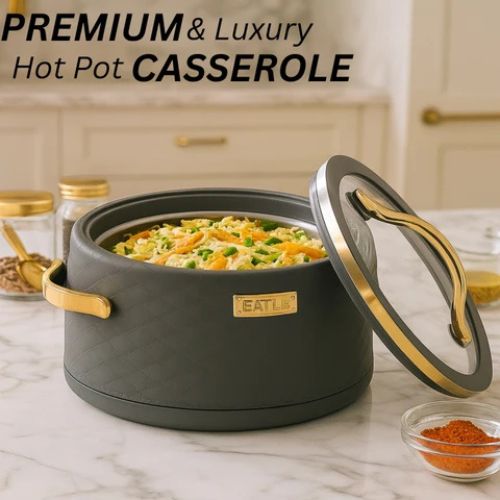 Commercial Stainless Steel Casserole Hot Pot for Bulk Use