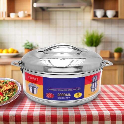 Commercial Stainless Steel Casserole Hot Pot for Bulk Use