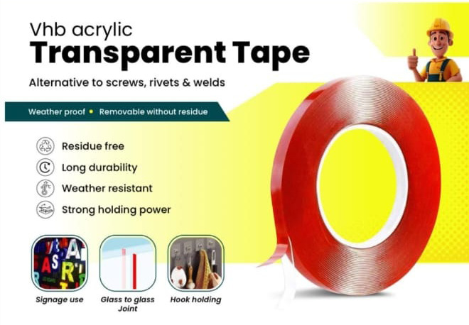 VNB Acrylic Transparent Tape