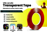 Vnb Acrylic Transparent Tape - Elongation: 140%