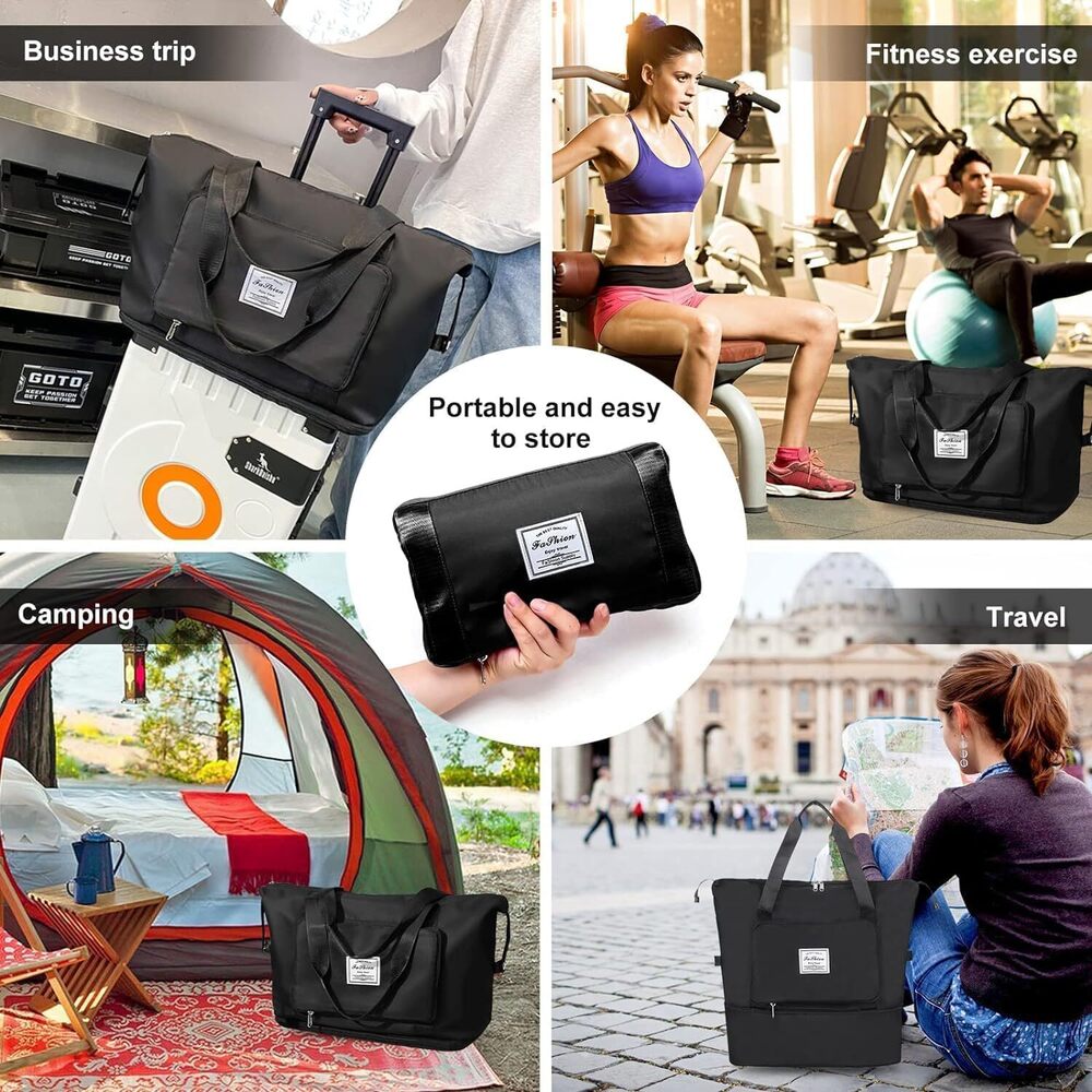 Large Capacity Folding Travel Duffle Bag