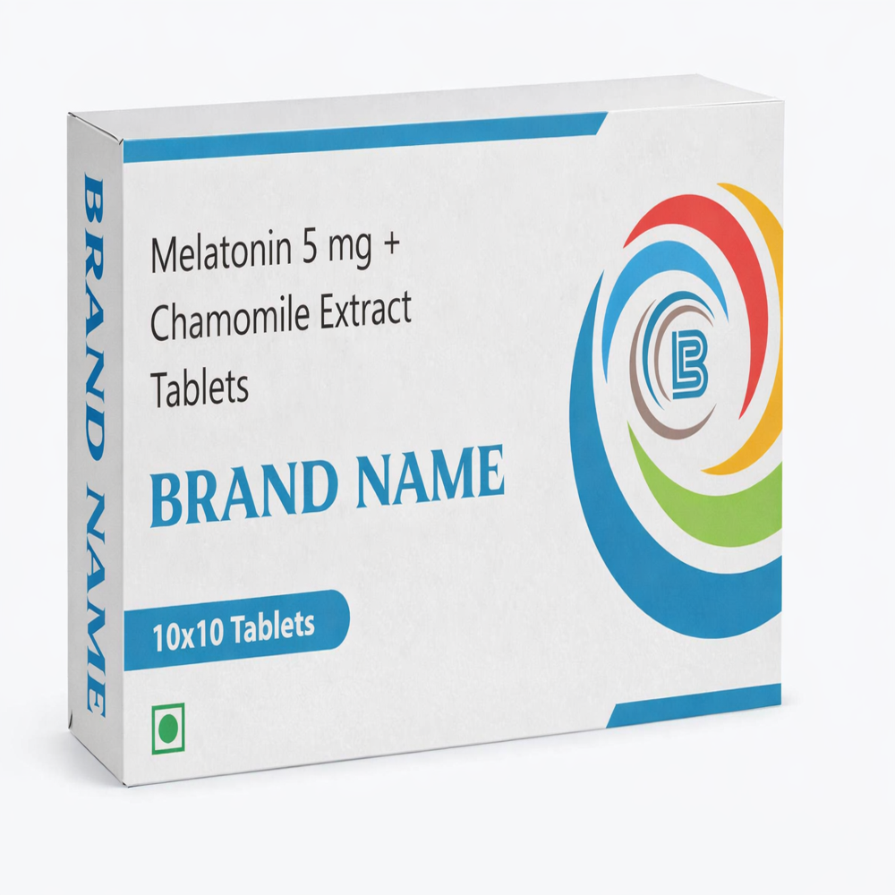 Melatonin 5 Mg + Chamomile Extract Tablets - Application: Clinical