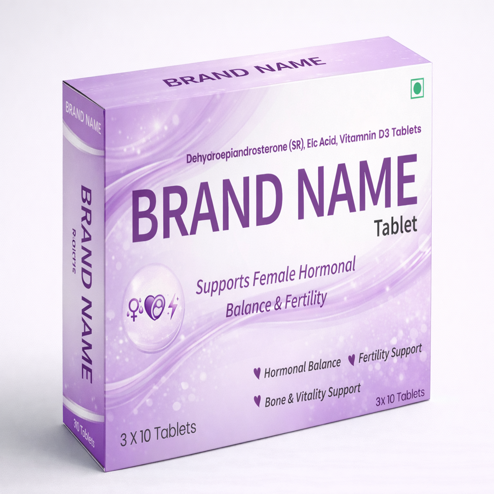 Dehydroepiandrosterone (SR), Folic Acid, Vitamin D3