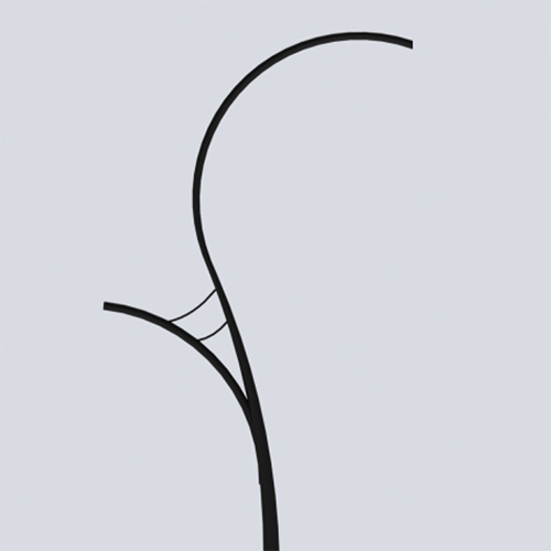 Curve Series Bracket - Material: Mild Steel