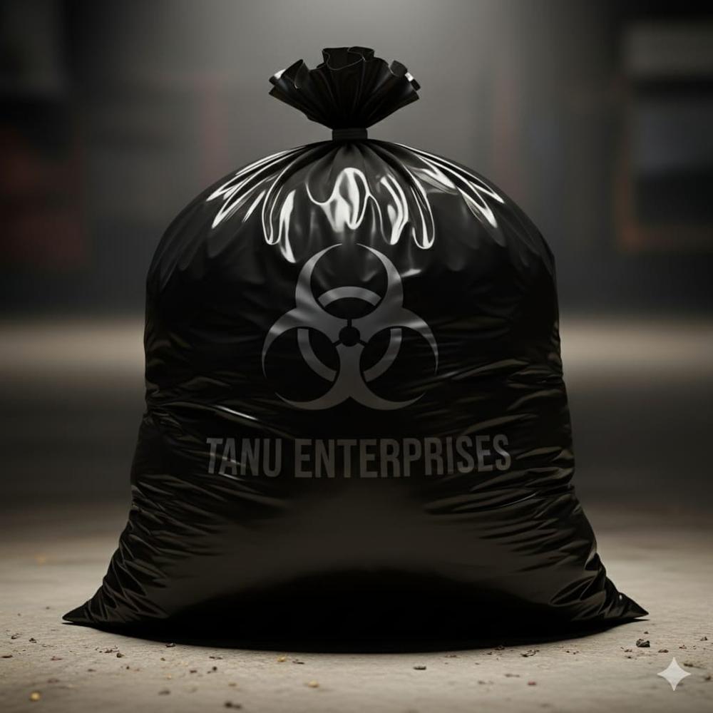 Heavy duty garbage bags for commercial use