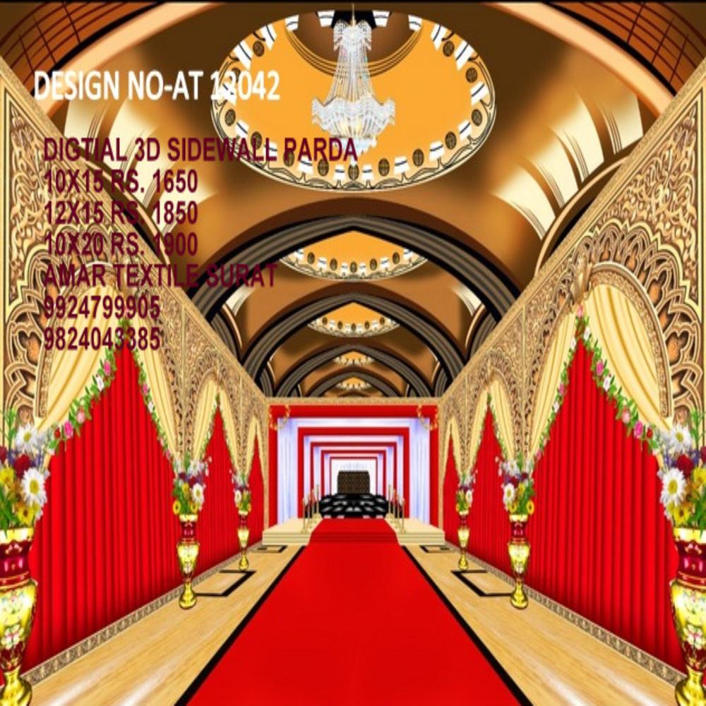 Premium 3D Designer Readymade Pardaa Decoration 